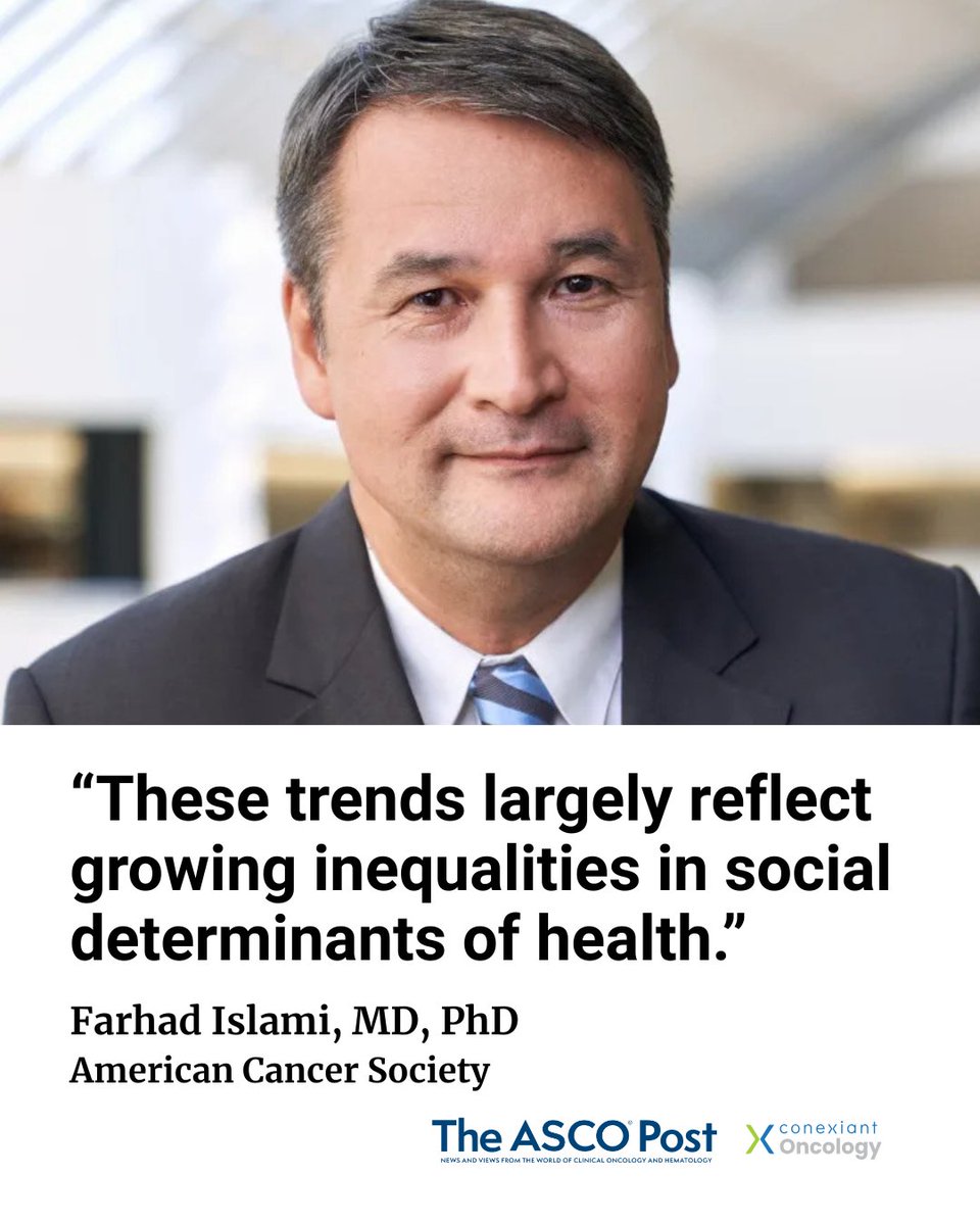 ASCOPost's tweet image. 🏙️ Cancer burden in the U.S. is shifting—from urban to rural communities. 🌄
A new @AmericanCancer study highlights a widening mortality gap driven by disparities in access, screening, and risk factors.
🔹 @FarhadIslami | @JNCI_Now | #HealthEquity
🔗 ascopost.com/news/march-202…