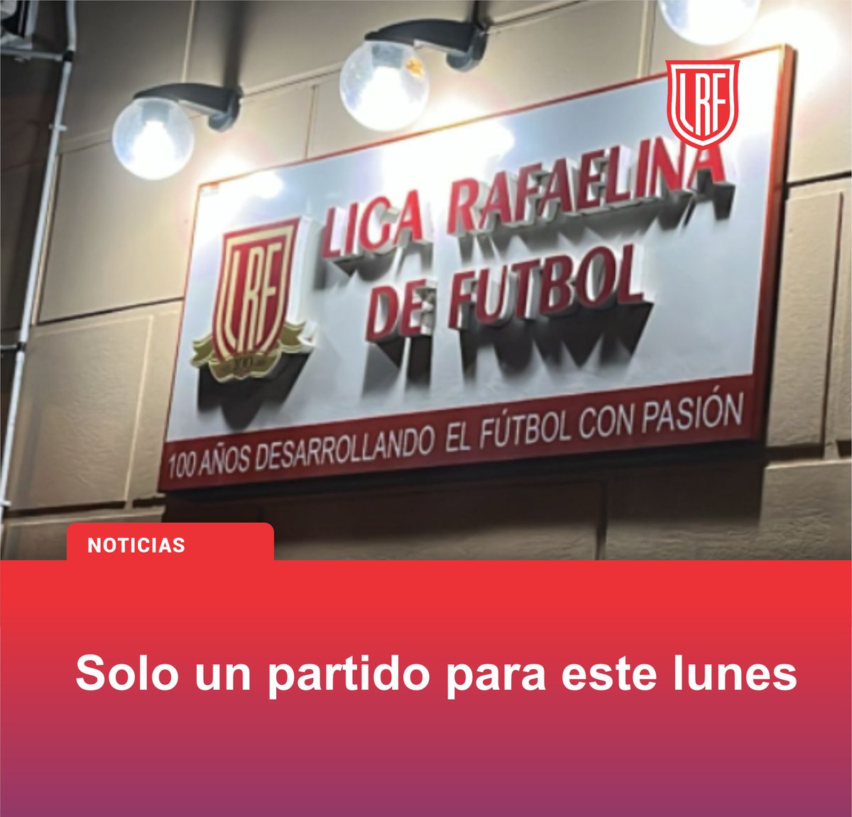 Liga Rafaelina de Fútbol tweet media