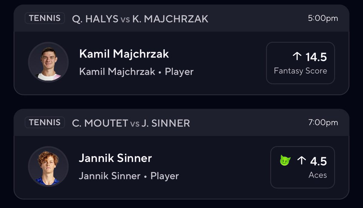 1st serve 🎾 tweet media