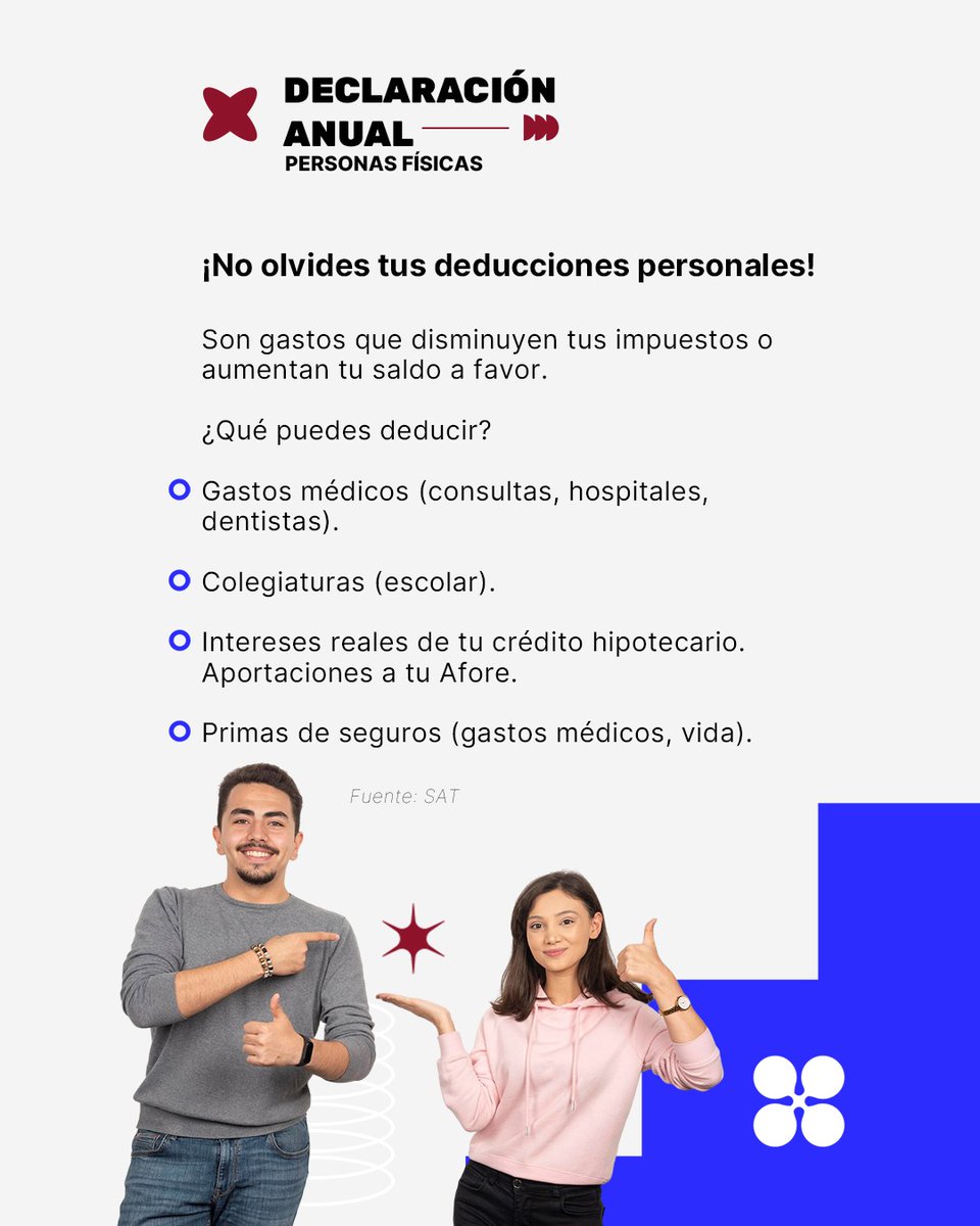 rolando_silva's tweet photo. Rumbo a la #DeclaraciónAnual2025 de personas físicas. 🔜.

Te comparto todo lo que necesitas saber para cumplir con tu obligación fiscal sin complicaciones ni sorpresas.

💡 El periodo para presentarla comprende del 1 al 30 de abril de 2026.

📥 Descarga o comparte esta información con quien también la necesite.

#CumplimientoFiscal #FinanzasPersonales