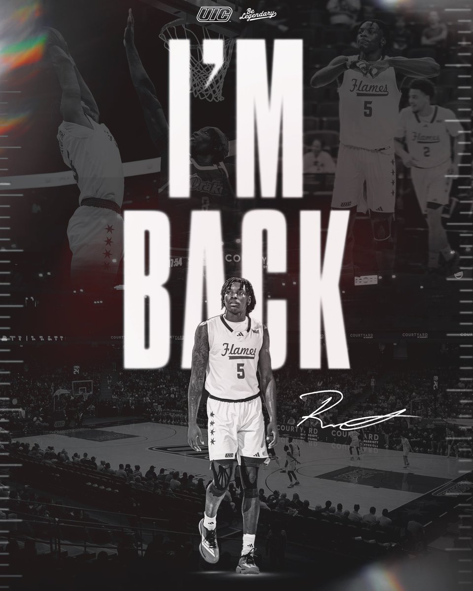 UIC Men's Basketball 🔥🏀 tweet media