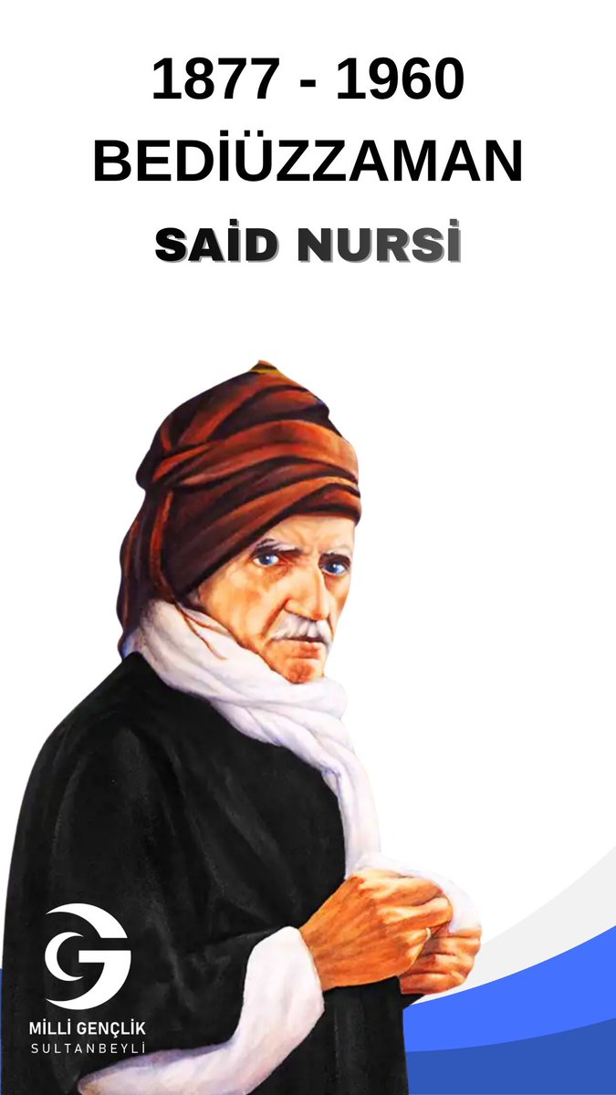 sbeylimgd's tweet photo. Hakk ve hakikat yolunda ömrünü vakfeden, iman hizmetinden bir an olsun geri durmayan Bediüzzaman Said Nursi’yi vefatının yıl dönümünde rahmetle yâd ediyoruz. https://t.co/wflOoZOIcr