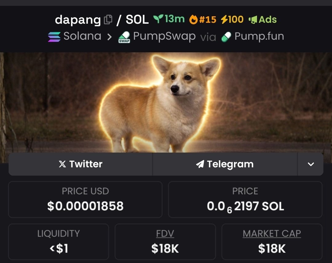 josCaraballo's tweet photo. Showcased the phenomenal #DAPANG boasting a staggering $18k market capitalization, within my elite Telegram circle.
#CryptoPump #Crypto #Altseason #Solana #AltcoinAlert #bbvipal5 #cambodia https://t.co/VlV9cmtExt