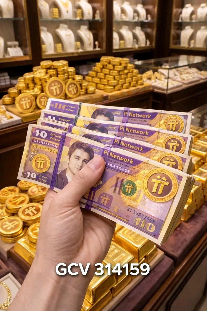 1 $Pi = 314,159$  🚀💰
World will agree with this price. 
Do you agree with this consensus price? Pi is precious💰
#Pi #lifestyle #gold #Gcv #future