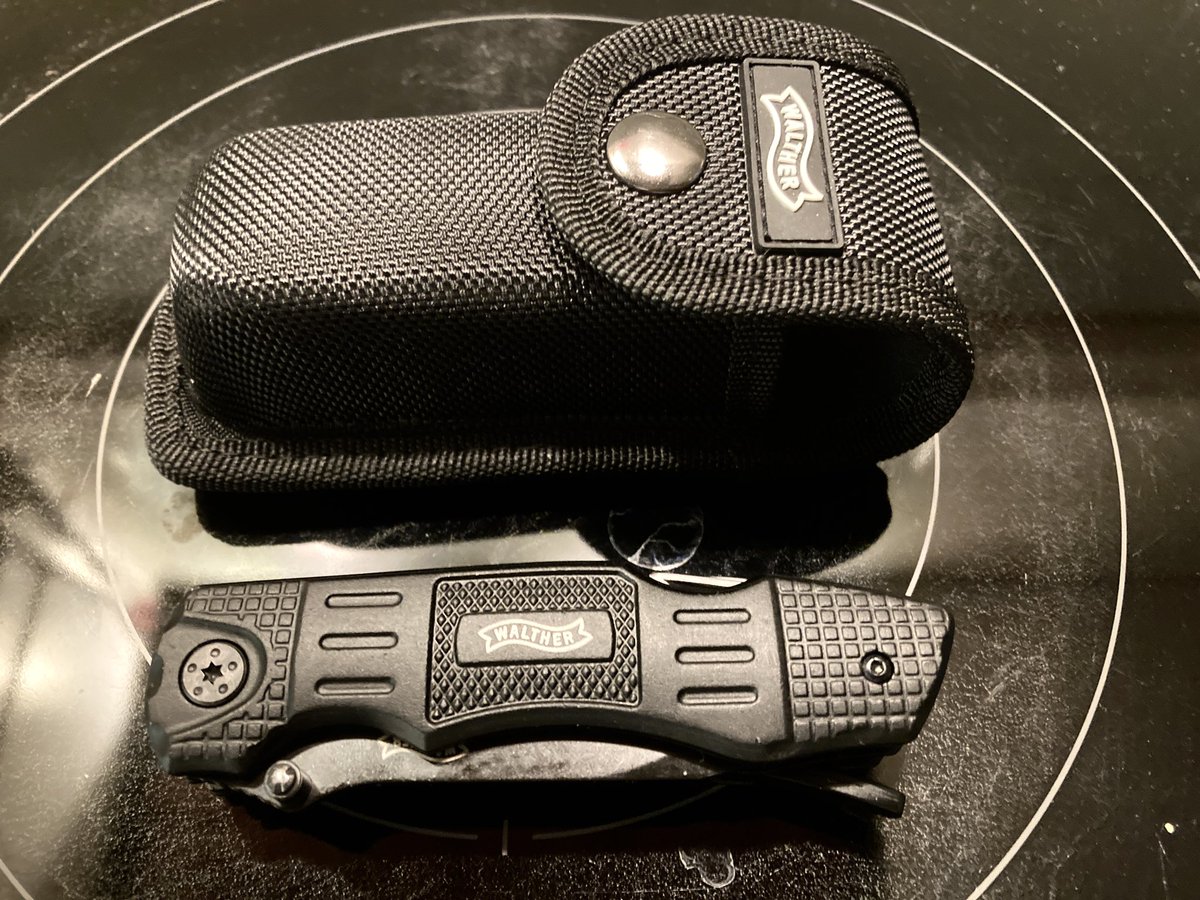 GeorgAlbrecht1's tweet photo. nach langer Zeit mir mal wieder ein neues Spielzeug geleistet: #WALTHER #MTK! 🖤 
#Messer #Knife #Multitool #Holster #Bits https://t.co/ubGS4L7X1E