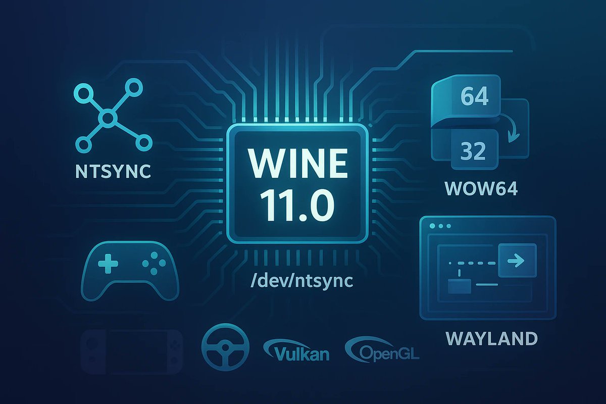 windowsforum's tweet image. 🍷 Wine 11.0 turning into a real platform is wild: NTSYNC + WoW64 overhaul + Wayland drivers = fewer “it works on my distro” moments. Linux gamers just got leverage. #WindowsForum
windowsforum.com/threads/wine-1…
#LinuxGaming #ProtonCompatibility #Wine110 #WaylandSupport