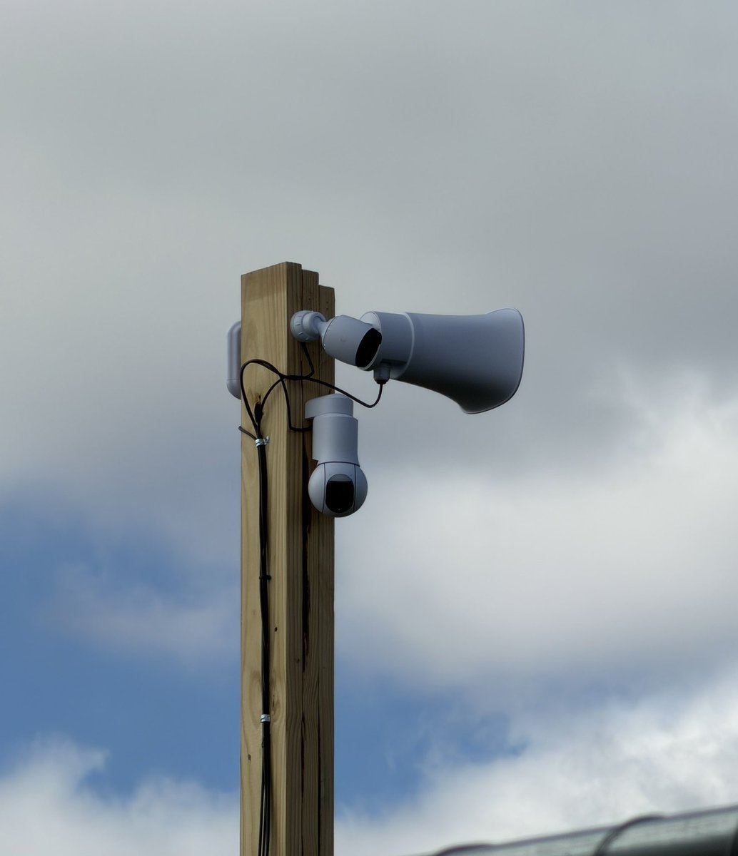 RPL_Parallax's tweet photo. Another grateful customer.  We are installing a  @Ubiquiti NVR Instant, two G6 Bullets, two G6 PTZ’s with two AI Horns connected via PtP for two construction sites at the same location. https://t.co/dNQvlJn3Ft