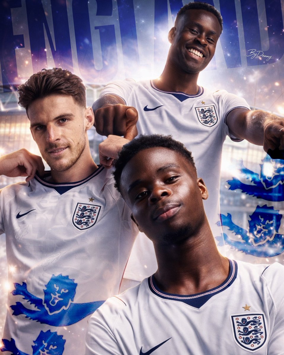 ByDannyDesign's tweet image. England poster 🔵⚪️

@England #ENG #Guehi
#Rice #Saka