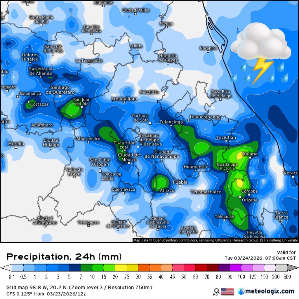 🍁🌧️Meteorología México🥶❄️ tweet media