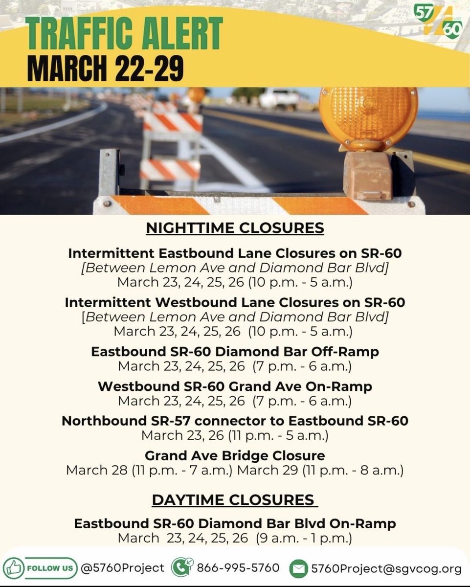 SR 57/60 Confluence Chokepoint Relief Project tweet media