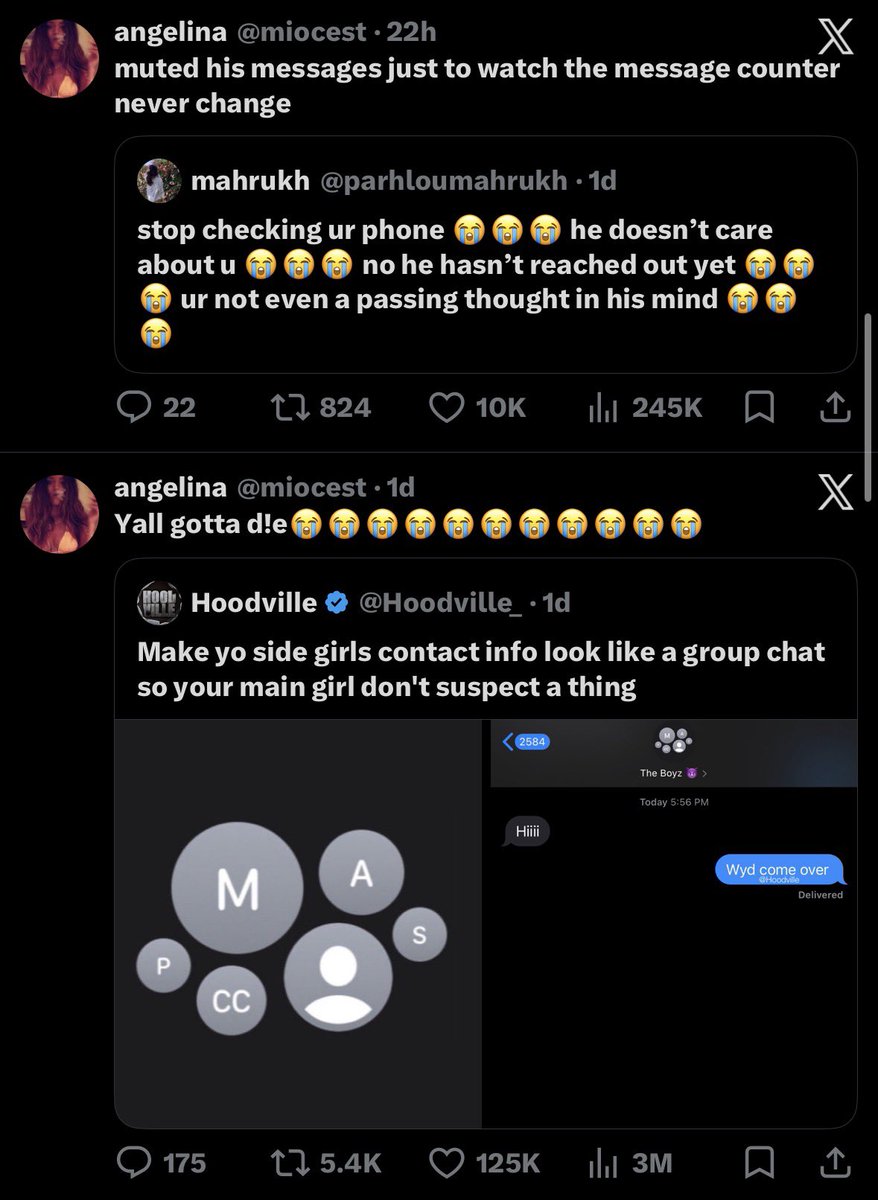 angelina tweet media