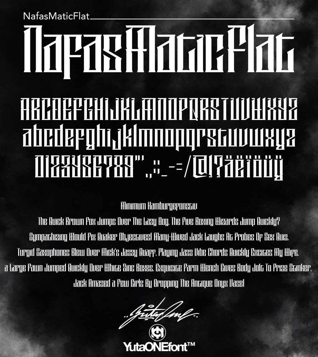 ゆうたONE｜ロゴと無料フォント tweet media