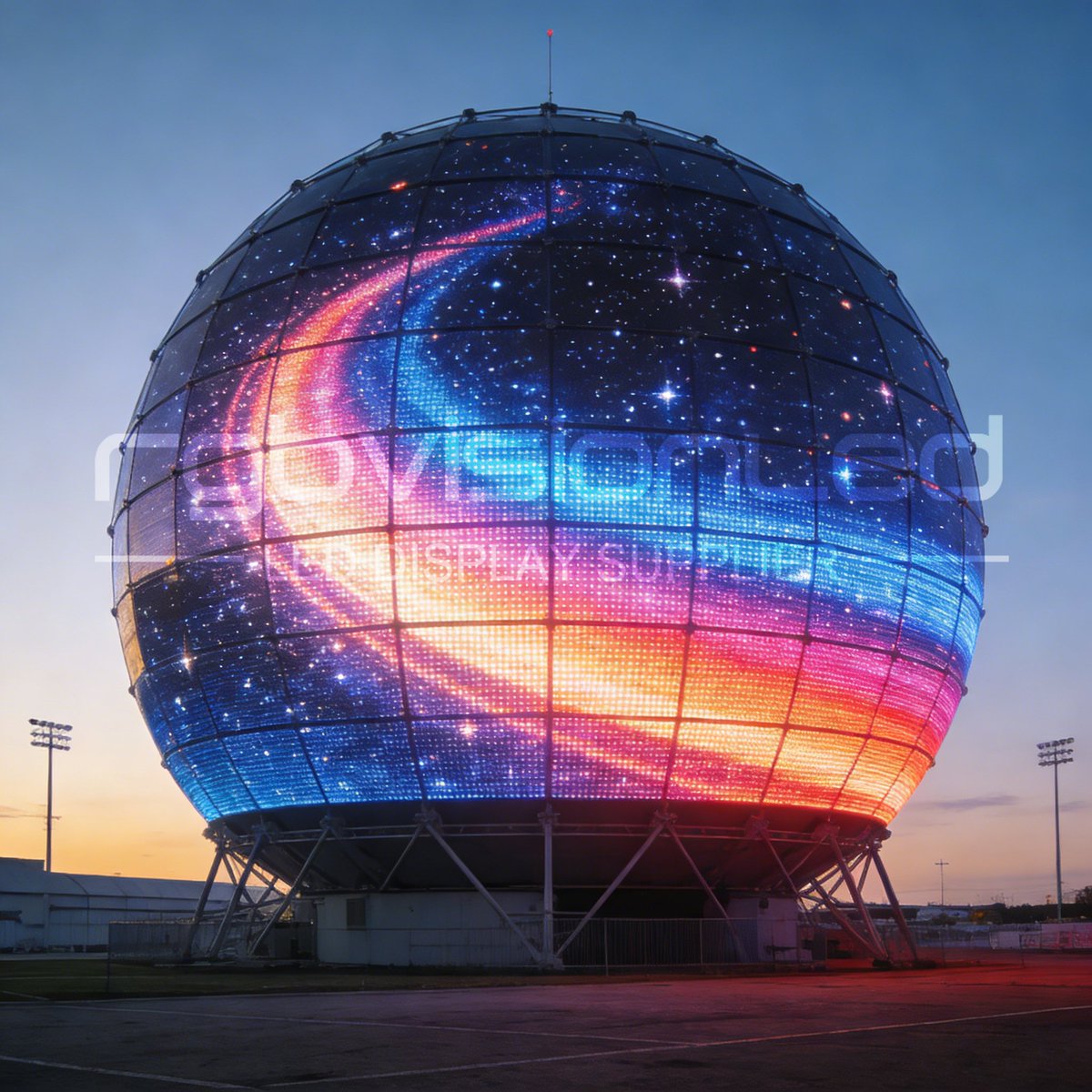 RGBVISIONLED's tweet image. 360° of wow. #rgbvisionled custom spherical #LEDdisplays grab eyes from every angle. Built for your brand, made to fit your space. Let's create something unforgettable. #sphere #ledpantallas #ledtech #ledball #football #ledscreen #ledtechnology