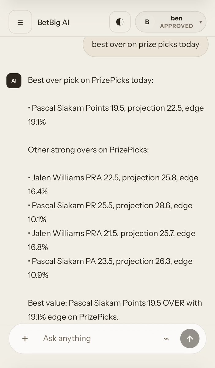 BetBigAI tweet media