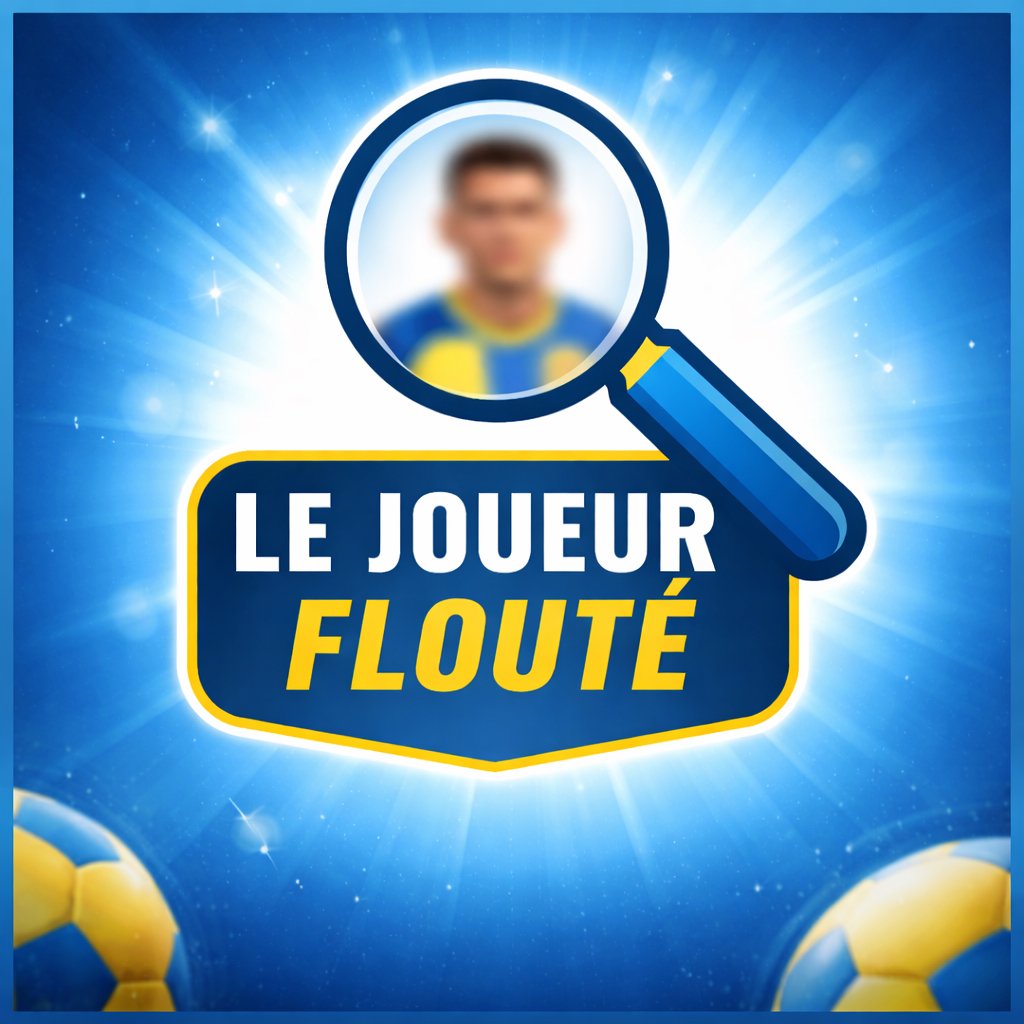 DeglingoMPG's tweet photo. 🔍 JOUEUR FLOUTÉ — EP.5

✅ EP.4 c'était Esteban Lepaul ! Bravo à ceux qui ont trouvé 👏 et CENV qui a trouvé en 5 sec !!!!

Épisode 5 est LIVE. 130 pts en jeu.

Pour être éligible au Maillot Mystère 🎁 :
✅ RT ce tweet
✅ Commente ton pseudo de jeu

⚠️ Utilisez le MÊME pseudo sinon vos points ne se cumulent pas !

https://t.co/ufol6EQwIG