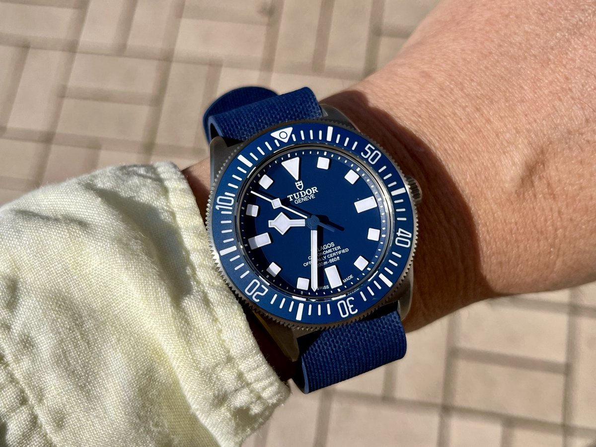 sq637nrt's tweet photo. 今日はペラゴスFXDです😊🔵⚪️
春色に合うミリサブ☕️😄✨

#TUDOR
M25707B/25-0001
#PELAGOS FXD🔵🇫🇷
#ペラゴスFXD
#ミリサブ https://t.co/AP8QWep9Ds