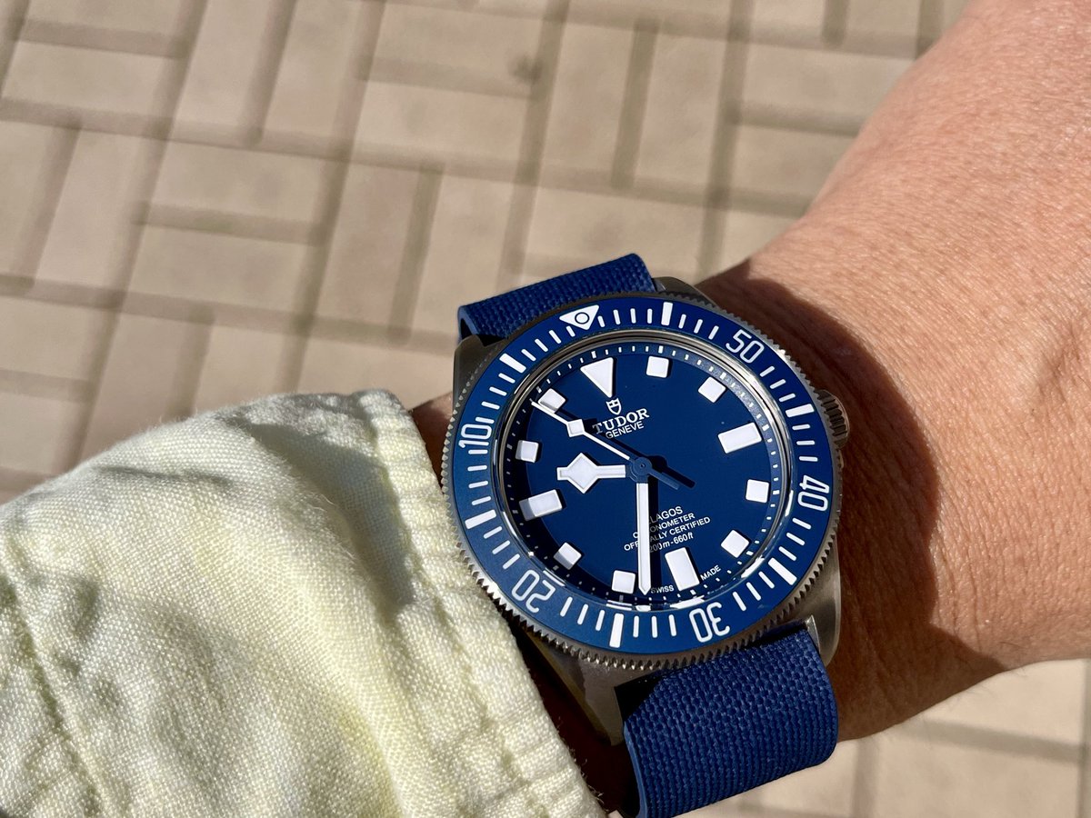 sq637nrt's tweet photo. 今日はペラゴスFXDです😊🔵⚪️
春色に合うミリサブ☕️😄✨

#TUDOR
M25707B/25-0001
#PELAGOS FXD🔵🇫🇷
#ペラゴスFXD
#ミリサブ https://t.co/AP8QWep9Ds