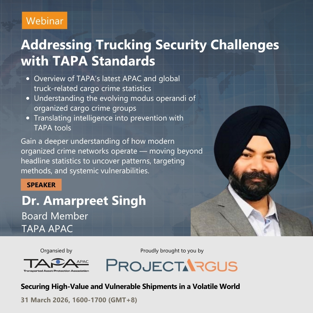 TAPA Transport Asset Protection Association tweet media