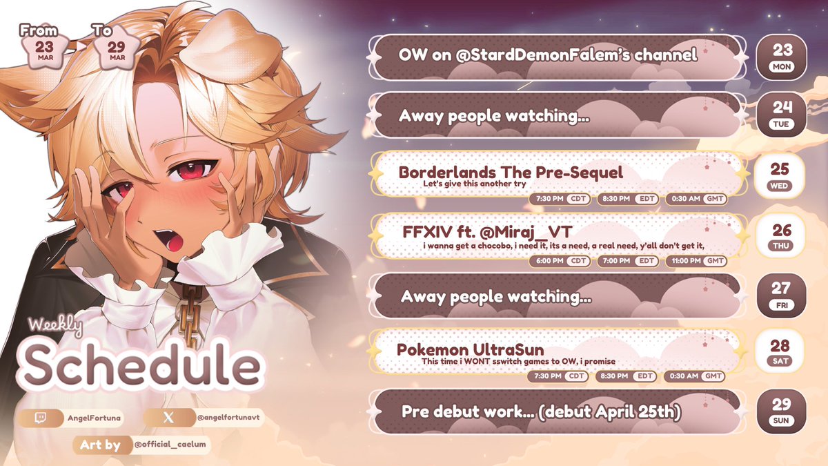 AngelFortuna 🤞🪽 - Debut April 25th tweet media