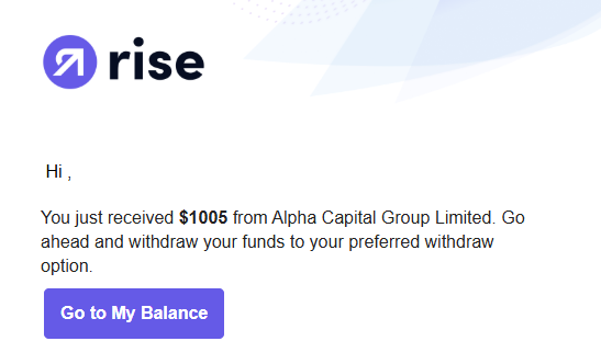 I received a payout of approximately $1,000 USD from Alpha Capital Group. Over the course of about a year and a half, my total payouts have exceeded $36,000 USD. No denials.

I have no affiliates or sponsorships. I share all of my experiences honestly.

Some firms remove funded
