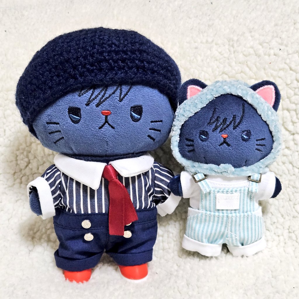 春コミ戦利品
ちびにゃんのお洋服✨👕✨
ほっかむりとマッチしたオーバーオールが、めちゃくちゃ可愛い🥰
めぐにゃんのお洋服も、とんでもなく可愛い

めぐにゃんのBoston Lobster 
ししちさま（<a href="/Sisichi47/">ししち* 🪡🧵</a>）
オーバーオール
mushQさま（<a href="/mush_Q1010/">mush.Q🍄 布穀町5/23既品、5/24新品</a> ）
#arakunem服
#mushQ服