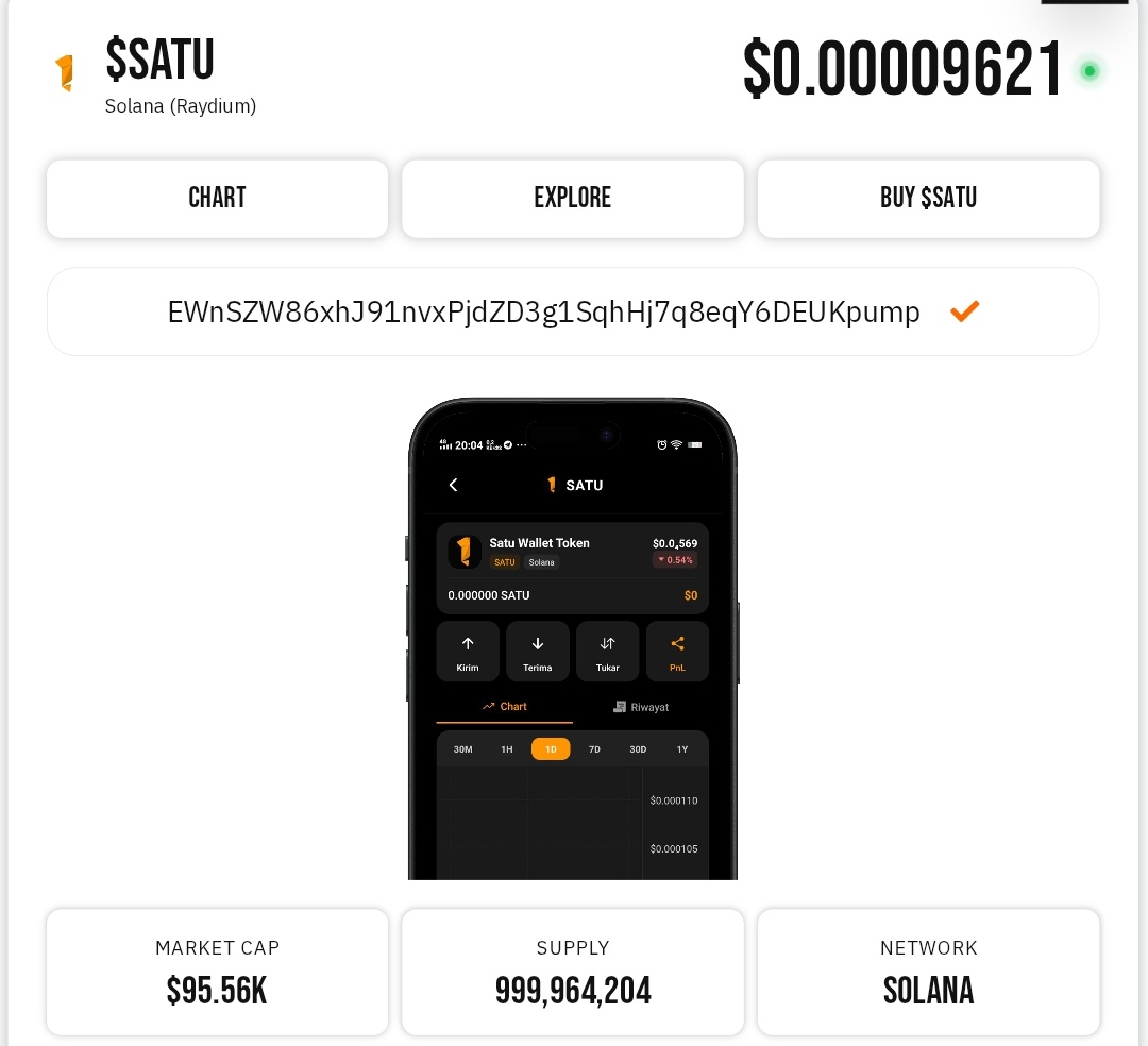 Satu Wallet tweet media