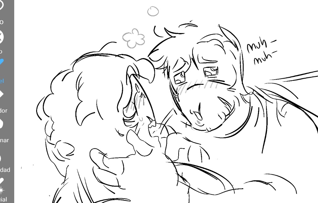Poroto_azul's tweet photo. Even though Last Friday is my favorite ship, I love drawing them so badly... slasher is My son https://t.co/m9OsZIe9KM
