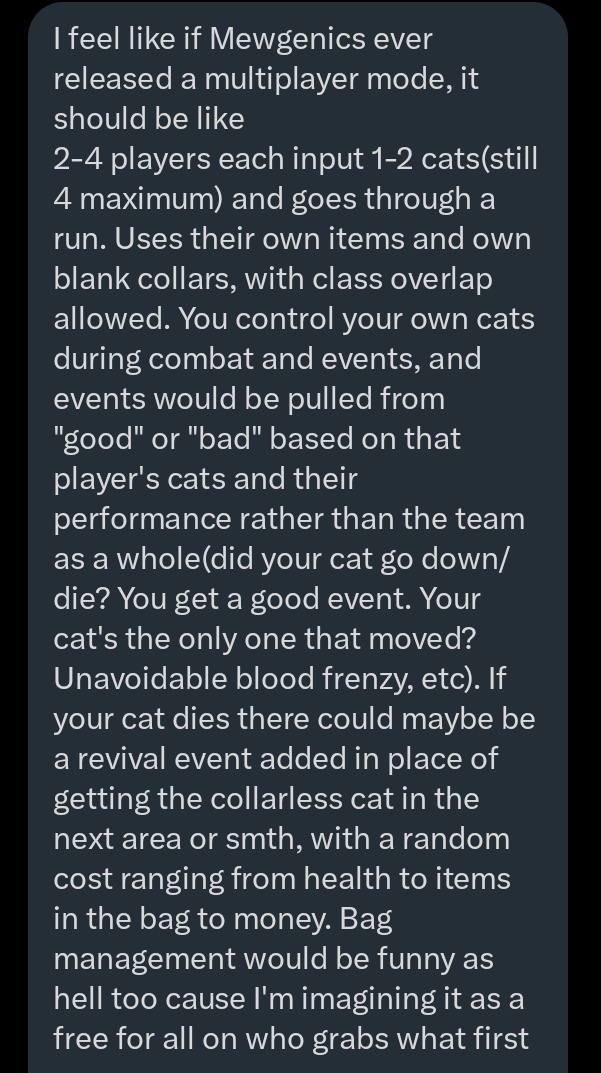 Mewgenics Takes & Confessions tweet media