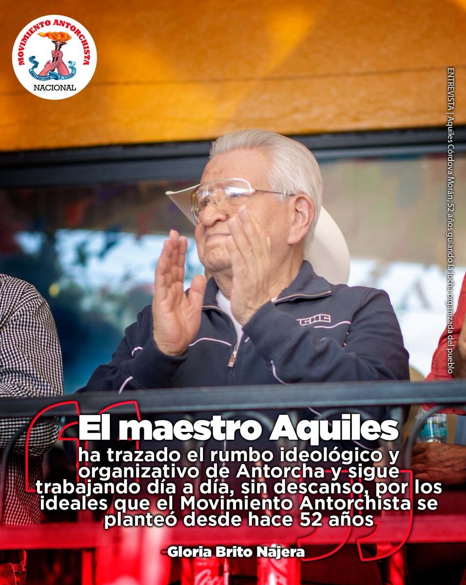🔥 A lo largo de toda su vida el Ing. Aquiles Córdova Morán ha dedicado su esfuerzo, su inteligencia y su trabajo a la lucha social a favor de los pobres de nuestro país. Pero además de su papel como dirigente, se ha dado a la tarea fundamental de educar a las masas trabajadoras.