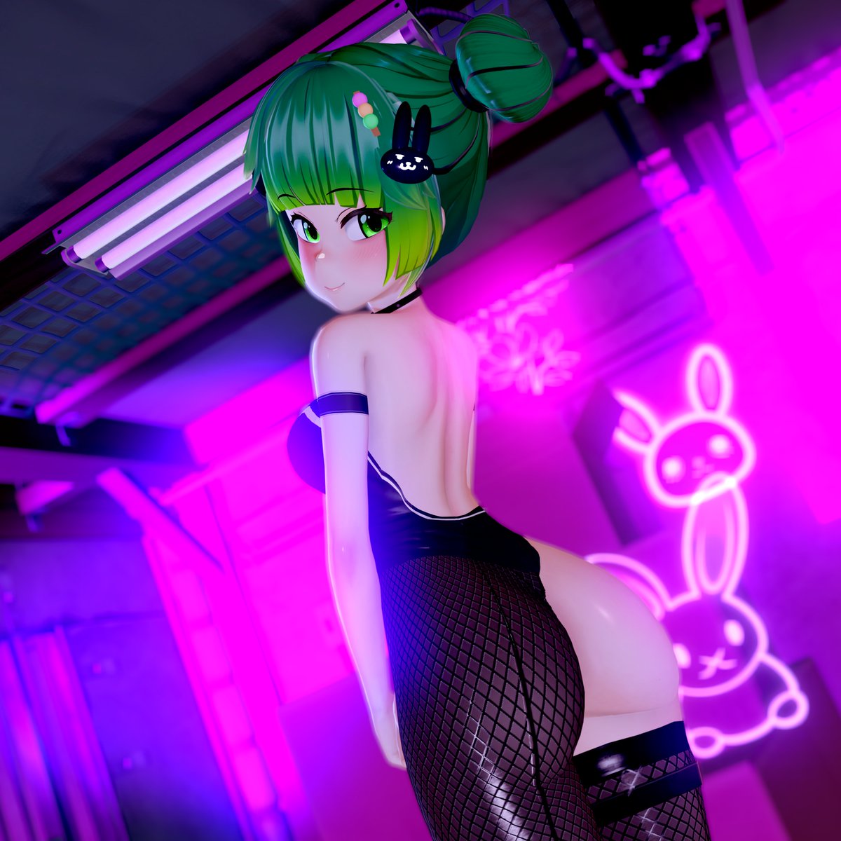 Kaori Chan 🐰🍡💚 Vtuber tweet media
