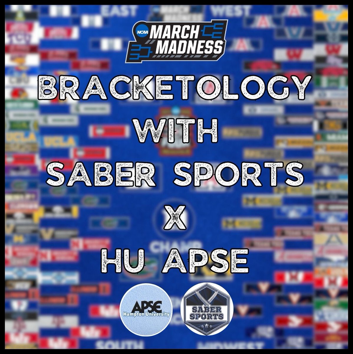 apse_hamptonu's tweet photo. It’s March, so take a look at some @MarchMadnessMBB brackets by some of our members! 
#MarchMadness #HUAPSE https://t.co/b4Xd6G0Tyw