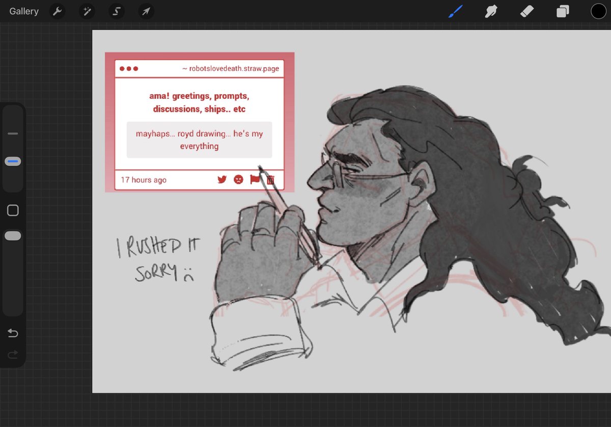 robotsIovedeath's tweet photo. drew him so small it should be punishable by death
#dispatch #royd https://t.co/Lb5vvi5BCs