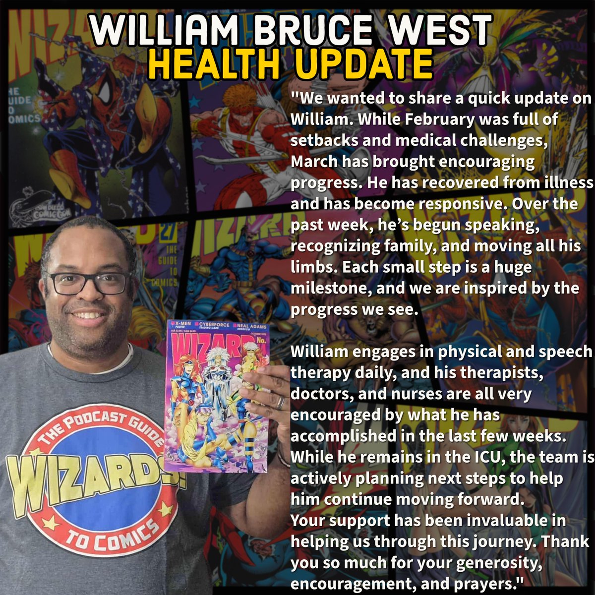 WIZARDS! The Podcast Guide To Comics tweet media