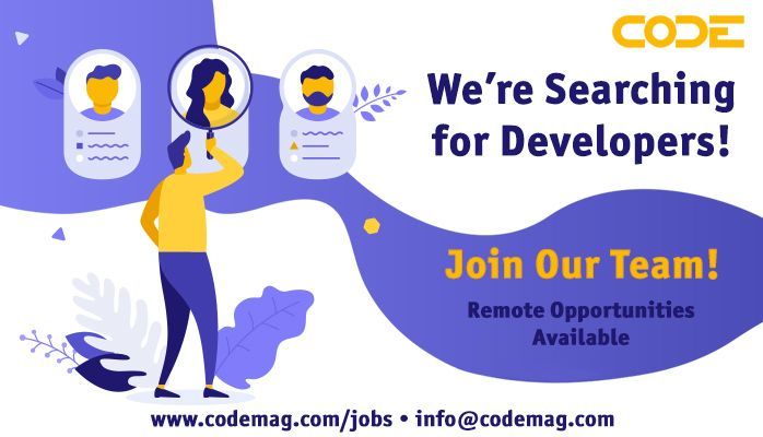 CODE Magazine - In Print & Digital Formats! tweet media