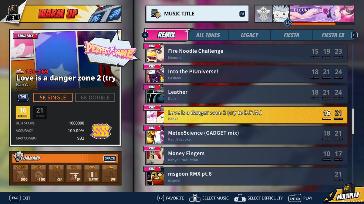 full_combo_max's tweet photo. RISE UP!
PUMP IT UP RISE leaves Early Access on the 26th! WorldMAX returns from PIU NX2, which rewards Mission Coins players can use to play songs they don't own in Warm Up/Division Station.
Warm Up & Division Station have been reworked to differentiate the two.
#PIURISE https://t.co/HRc3z41ro2