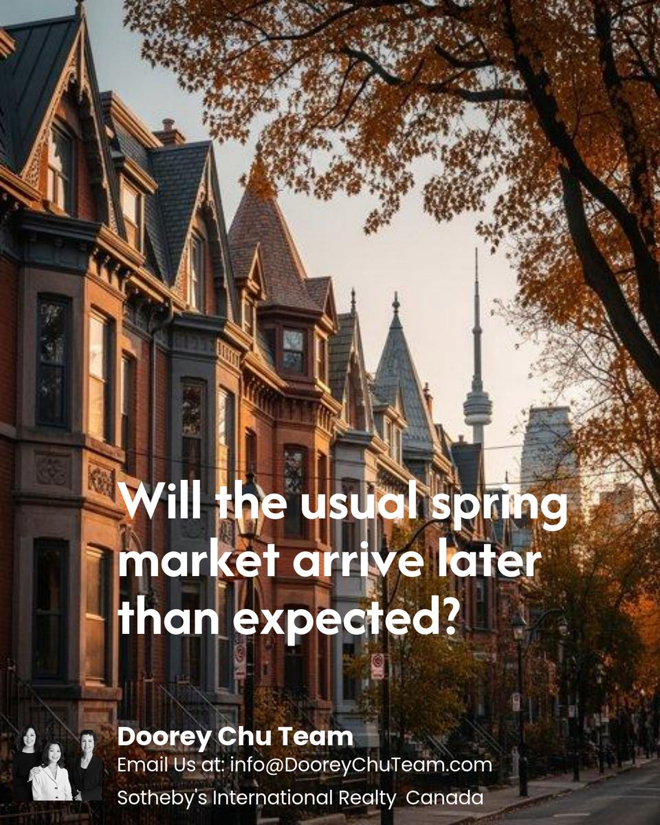 DooreyChuTeam's tweet photo. Toronto’s spring market is arriving early! An unexpected surge in March listings has shifted the typical timeline, setting the stage for an intense April-May sprint. Whether you’re looking to buy or sell, now is the time to get your game face on. 

https://t.co/Xun1XPzZRI https://t.co/TbAmamaWxZ