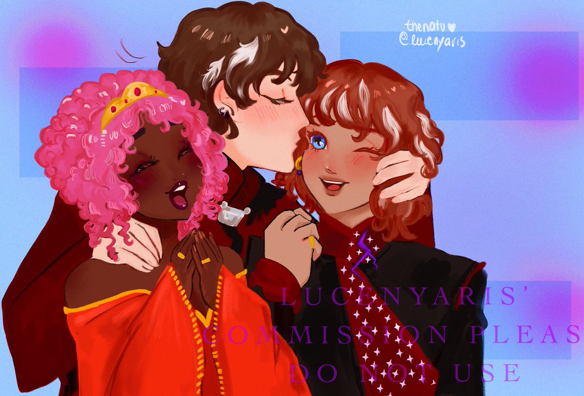 ogeha666's tweet photo. lovely commission work for bby @SUtahraptor ♥️ 
#valarrtargaryen #kieraoftyrosh #matarystargaryen https://t.co/KY75JN0QNh