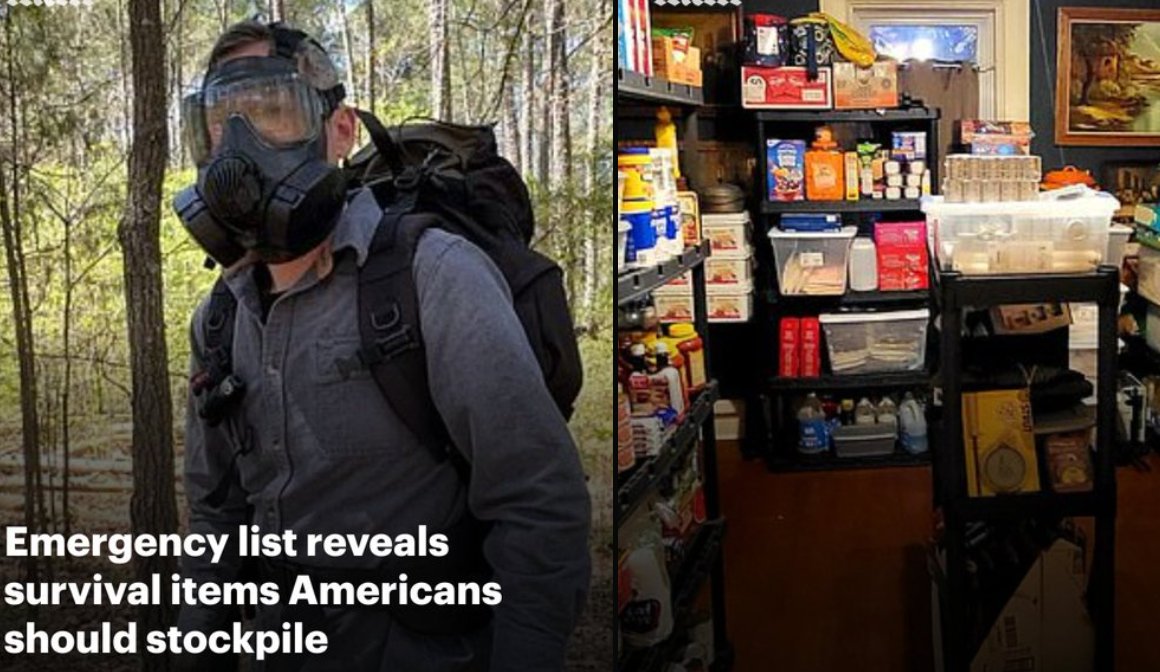 dahboo7's tweet image. Prepare to Survive': US Gov Drops Ominous 'Emergency List' Americans Should Stock Before Disaster #Breaking #News #WARNING

youtube.com/watch?v=hFiRfE…