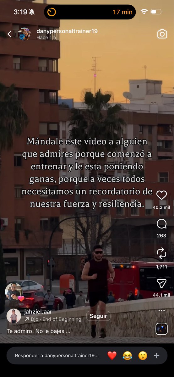 Lo que me manda mi entrenador todo precioso 😭