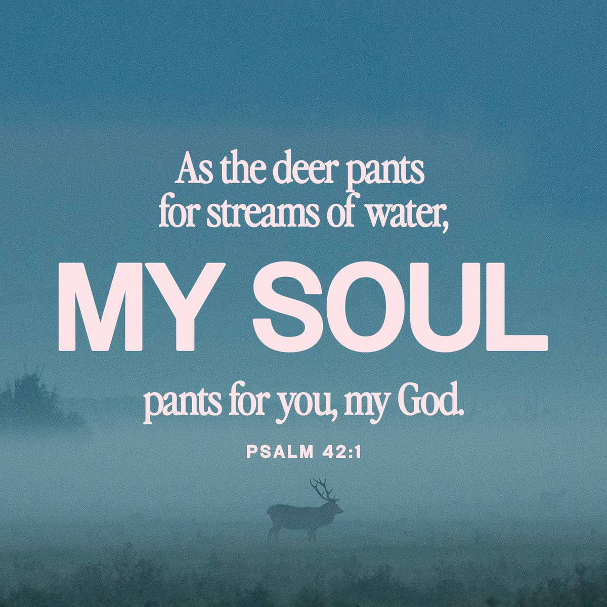 Our souls were made for relationship with GOD. We have an inner longing for closeness, intimacy with our Heavenly FATHER. 
Are you feeling desperate for GOD?
It is a good thing. It means you are right where you need to be.
bible.com/verse-of-the-d…