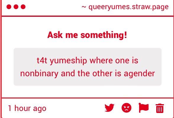 queer yumeships ! tweet media