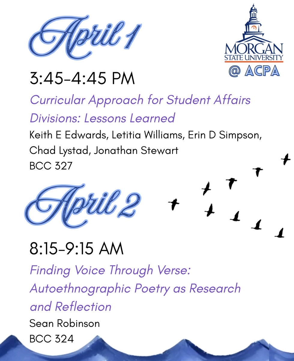 Morgan State Education Graduate Programs tweet media