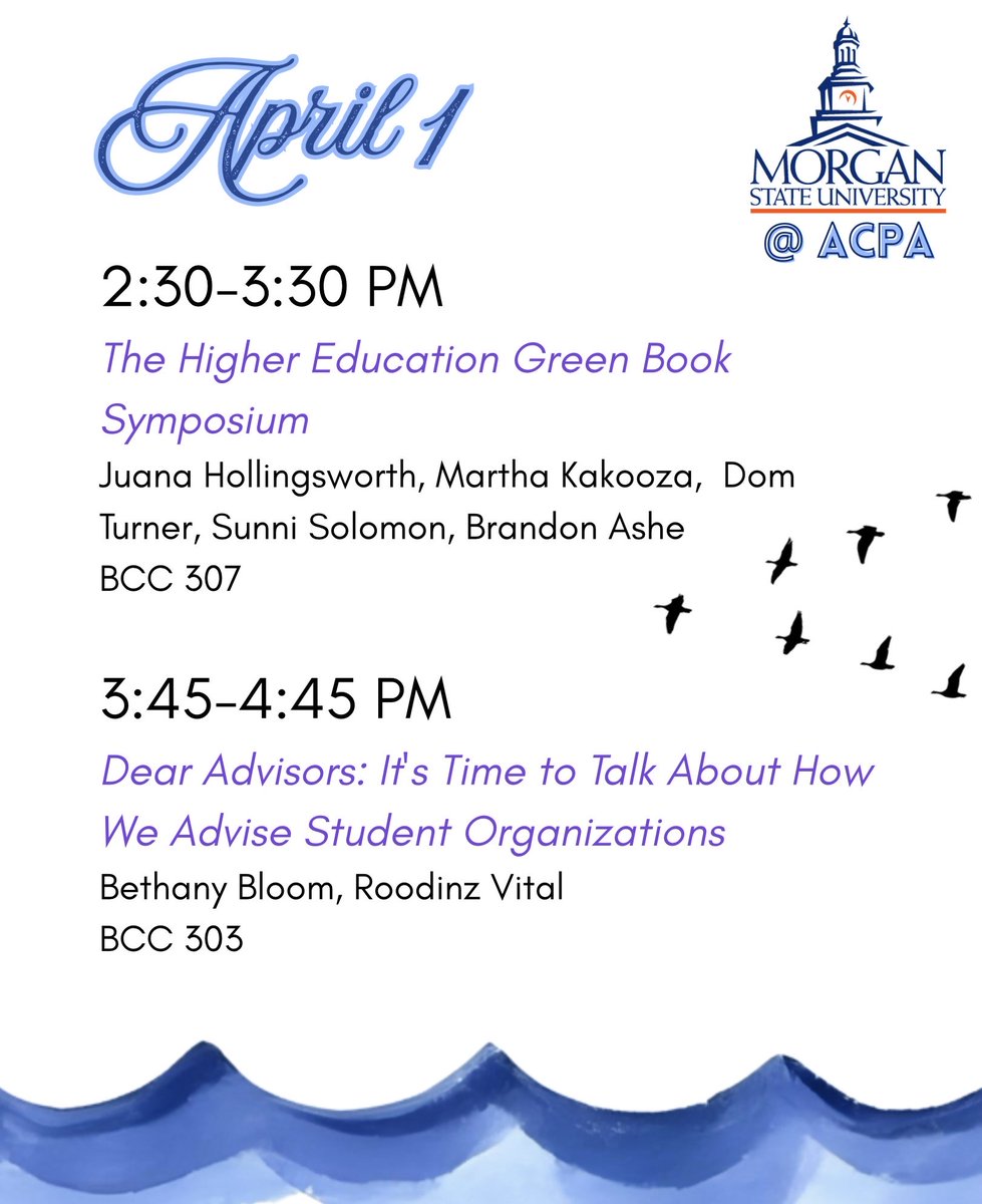 Morgan State Education Graduate Programs tweet media