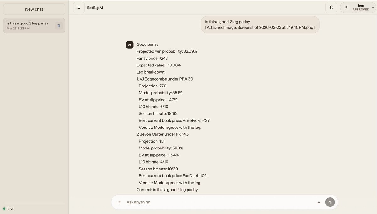 BetBigAI tweet media