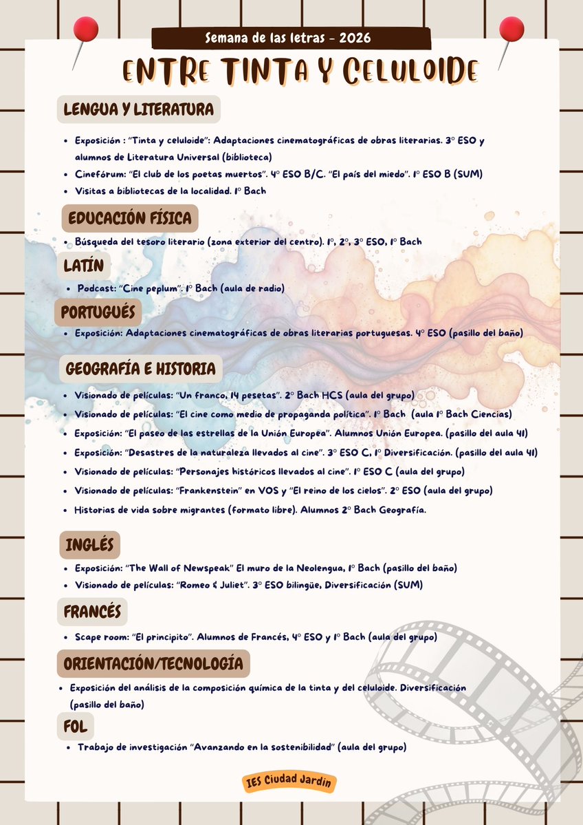 IES CIUDAD JARDÍN (Badajoz) tweet media