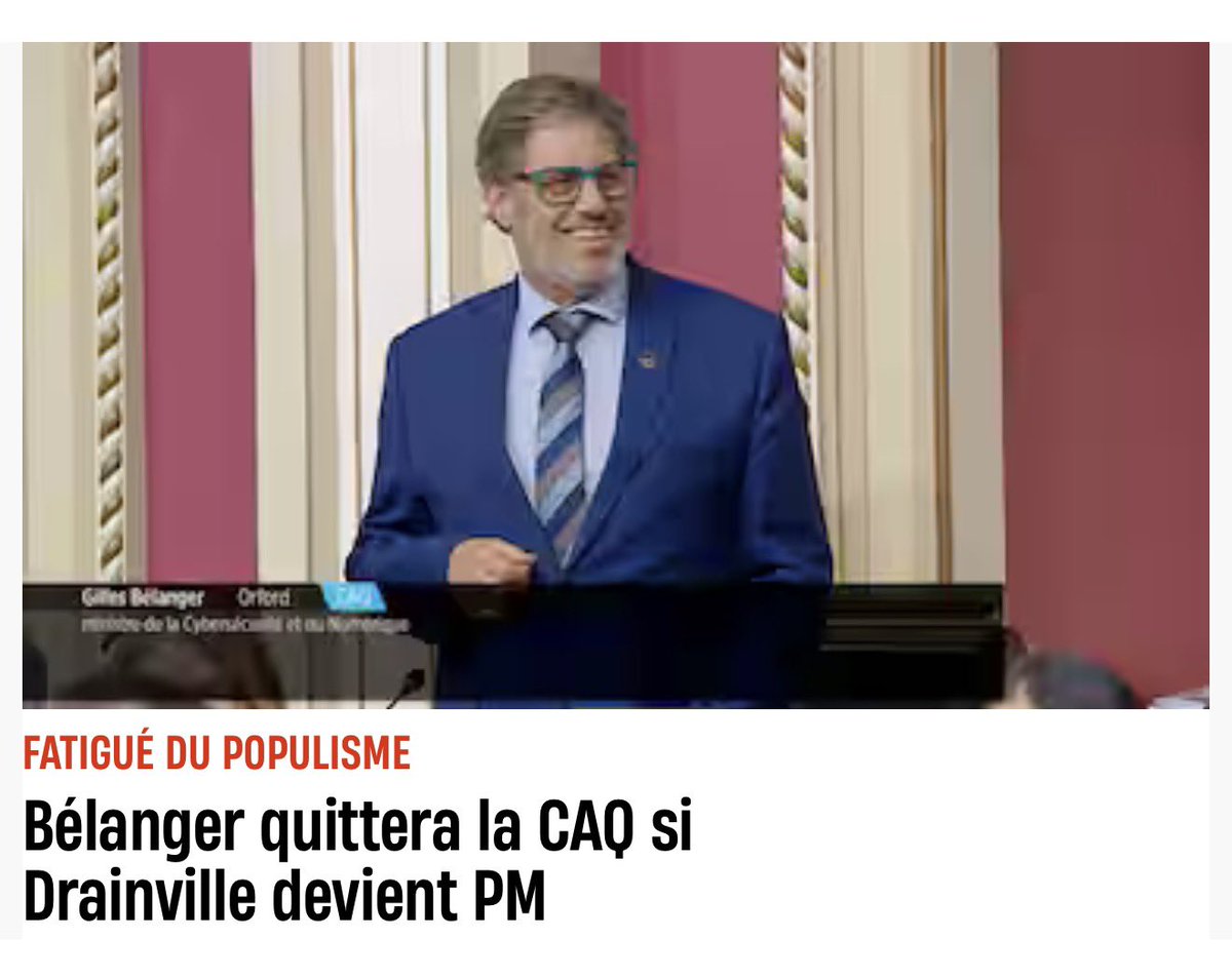 Bernard Drainville tweet media