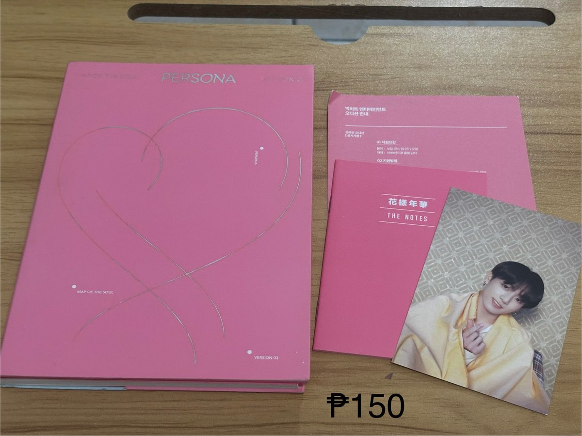 imagoodboykth's tweet photo. WTS LFB | BTS ALBUMS

UNSEALED ALBUM ₱120!!!

✅ Check photos for inclusions
✅ x - sensi (w/ discoloration)
✅ mop: gcash
✅ mod: j&amp;t, lalamove, meet up (if near loc)

Loc: Pampanga 

Persona Version 3 with Jungkook Postcard

#tatasells https://t.co/xHN8qjSiLV
