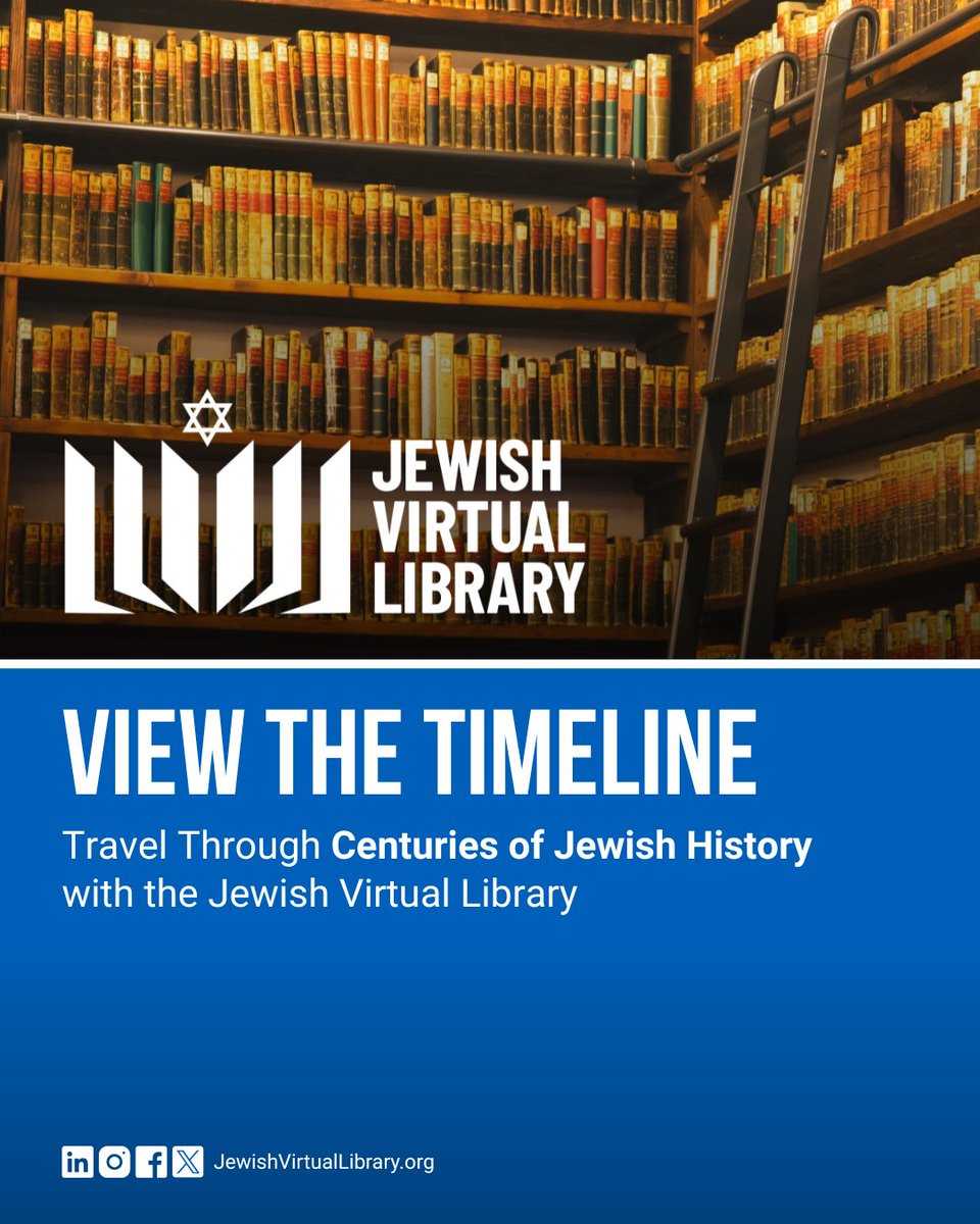 Jewish Virtual Library (JVL) tweet media