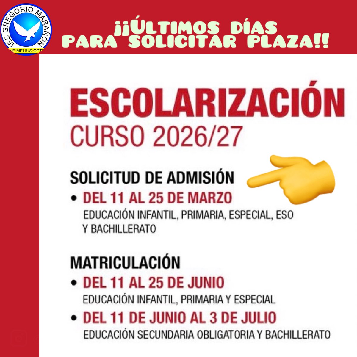 IES Gregorio Marañón tweet media