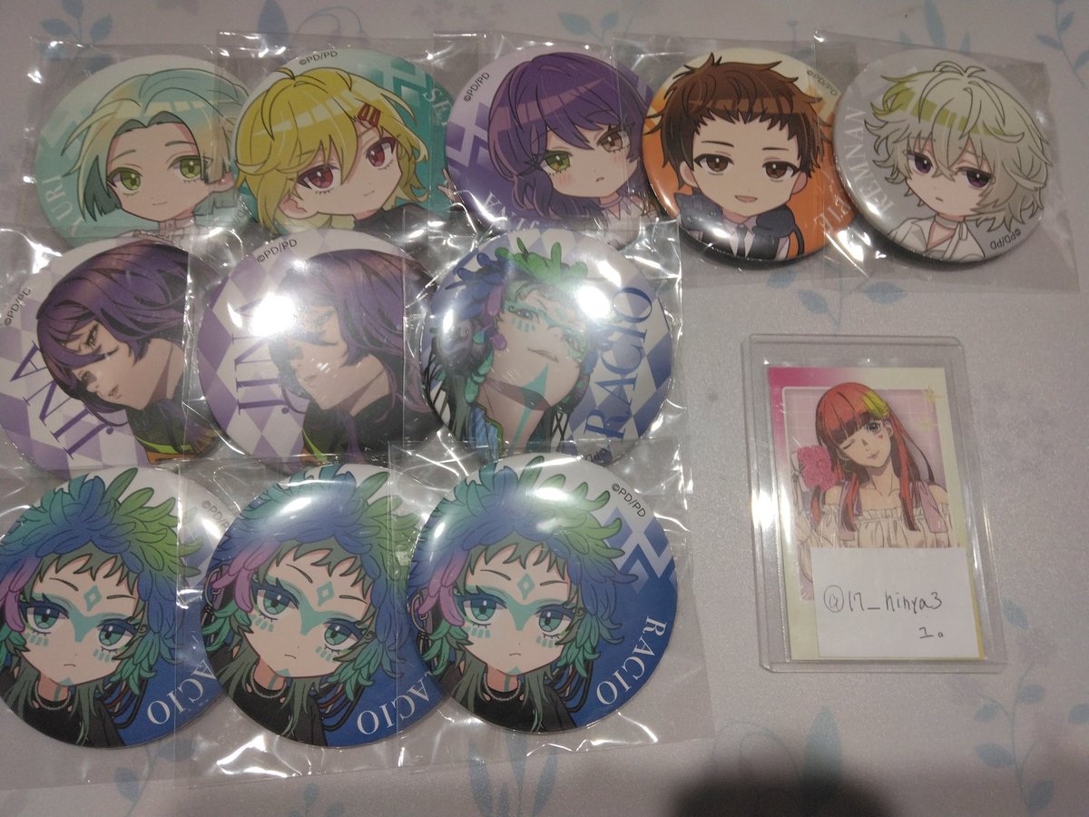 17__hinya3's tweet photo. @1 グノーシア くじ引き堂 交換 買取 譲渡

譲 画像参照
求 同異種沙明、定価＋送料
身内代理の募集になります。沙明でしたら異種でもなんでも検討します。譲渡の場合B賞キャラ問わず、C.D賞セツ、ラキオ��ジナ、シピから抱き合わせをお願い致します。

検索からでもお気軽にお声掛け下さい。 https://t.co/wyXmTRtN4A